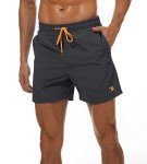 Rdruko Men's Quick Dry Swim Shorts - Grey