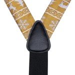 Men's Adjustable Paisley Suspender & Bowtie Set