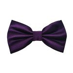 Dark Purple Pre-Tied Formal Bowtie for Men