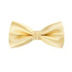 Yellow Silk Bow Tie for Kids - Adjustable