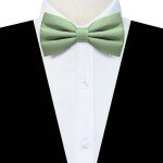 Sage Green Adjustable Pre-Tied Bow Tie for Men