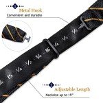 Men’s Black Gold Silk Bow Tie Set