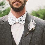 6 Pack Men's Sequin Bow Ties with Adjustable Straps