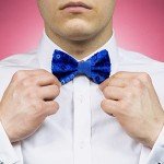 6 Pack Men's Sequin Bow Ties with Adjustable Straps