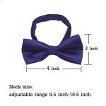 Men's Navy Suspenders with Bow Tie Set