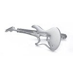 Silver Music Note Tie Clip for Men