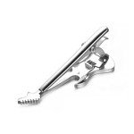 Silver Music Note Tie Clip for Men