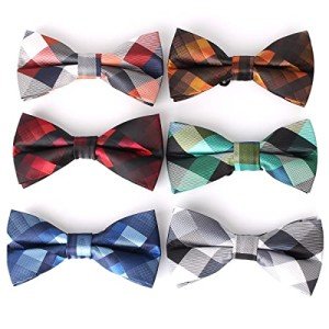 Men’s Adjustable Bow Tie Set - 6 Colors