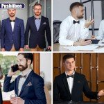 Vintage Floral Bow Tie Set for Men