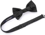 Men’s Pretied Paisley Bow Tie Set with Cufflinks
