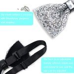 Adjustable Sequin Bow Ties for Men - 2 Pack