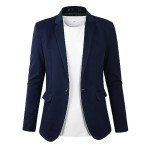 Beninos Men's Lightweight Navy Casual Blazer Jacket