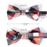Men’s Adjustable Bow Tie Set - 6 Colors