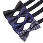 Adjustable Bow Ties for Men and Boys – 8 pcs