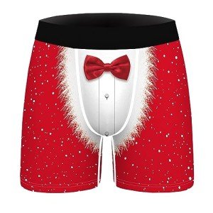 Funny Ugly Christmas Boxer Briefs for Men