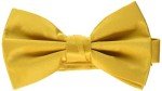 Gold Satin Bow Tie for Men by Stacy Adams