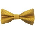 Men's Gold Skinny Tie & Pocket Square Set