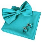 Dark Teal Men's Tuxedo Bow Tie Set