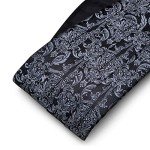 Men's Silk Paisley Cummerbund Bow Tie Set