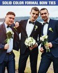 40 Pcs Men's Adjustable Pre-Tied Bow Ties
