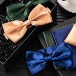 24-Pc Bow Tie and Pocket Square Set for Men