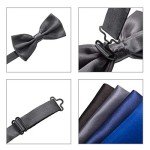 24-Pc Bow Tie and Pocket Square Set for Men