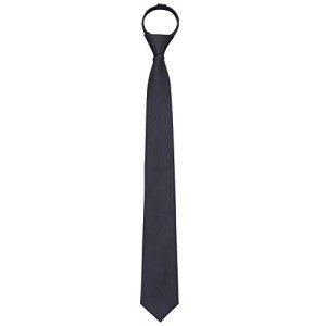 AUSKY Pre-Tied Adjustable Skinny Necktie for Men