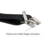 Men's Adjustable Black Suspenders and Bow Tie Set