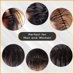 Stylish Black Wavy Unisex Metal Headbands (6pcs)