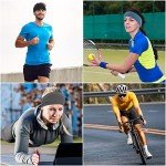 Men's Moisture-Wicking Wide Headband for Sports