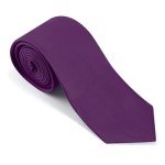 Dark Purple Tie and Pocket Square Set