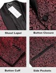 Men's Lightweight Linen Blazer Jacket in Wine Red