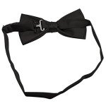 Men's Adjustable Satin Tuxedo Bowtie in Various Colors