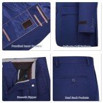 Men's Classic Fit Cobalt Blue Suit Set