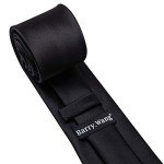 Barry.Wang Men's Silk Tie Set with Cufflinks