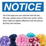 Men's Black and Gold Striped Tie Set