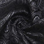 Grey Paisley Men's Tie and Accessories Set