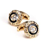 Stylish Men's Cufflinks and Tie Clip Set