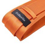 Burnt Orange Necktie and Pocket Square Set for Men