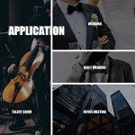 Men's Adjustable Rhinestone Bow Tie with Brooch