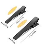 Classic Men's Tie Clips - Perfect Gifts for Any Occasion