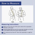 Adjustable Mens Suspenders and Bow Tie Set