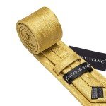 Barry.Wang Men's Paisley Tie Set in Gold