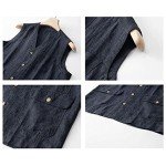 Men's Casual Linen V Neck Suit Vest