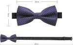 Elegant Adjustable Pre-tied Bow Ties Set for Men