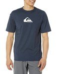 Quiksilver Men's Navy Rash Guard Shirt, UPF 50