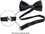 Elegant Adjustable Pre-tied Bow Ties Set for Men