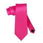 Hot Pink XL Formal Tie for Men