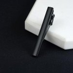 Honey Bear Men's Stainless Steel Tie Clip - Black