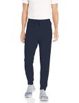 Jockey Men's Navy Fleece Joggers with Zips